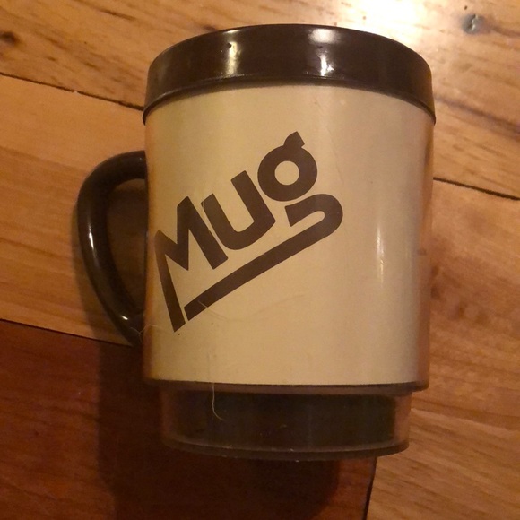 Vintage Mid-Century Coffee Mug and Geometric Cup - Picture 2 of 8